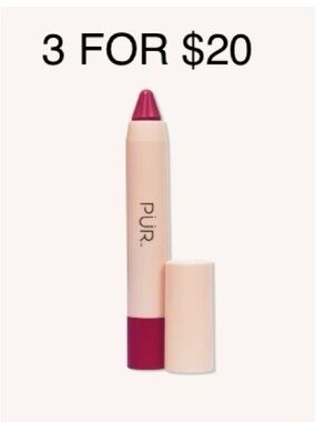 🌟 PUR Silky Pout Creamy Lip Chubby in Sugar Plum Full Size NWT